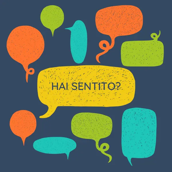 Parla con loro blue whimsical-line