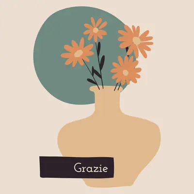 Grazie mille orange organic-simple