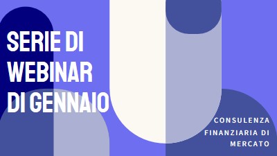 Serie di webinar di gennaio blue modern-bold