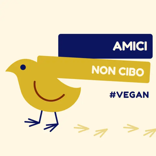 Amici, non cibo yellow whimsical-color-block