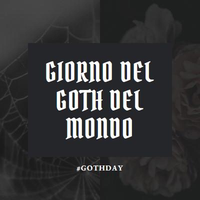 Per l'amore del goth black modern-simple