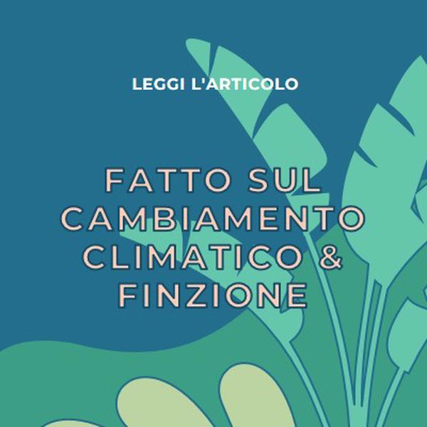 Fatti sui cambiamenti climatici blue whimsical-color-block