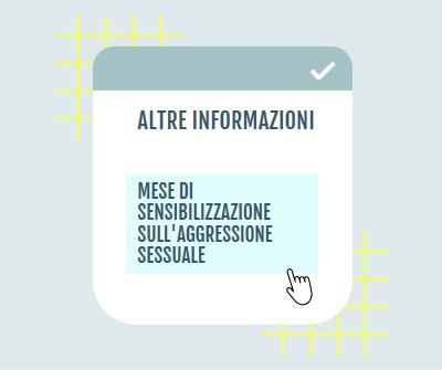 Scopri il mese della sensibilizzazione sull'aggressione sessuale blue vintage-retro