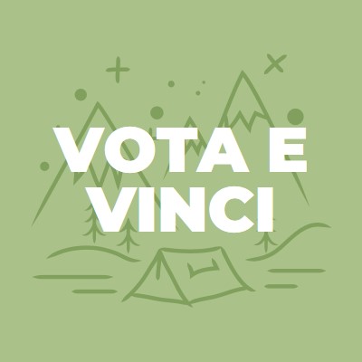 Votare e vincere green whimsical-line