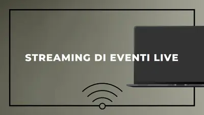Streaming di eventi live gray modern-bold
