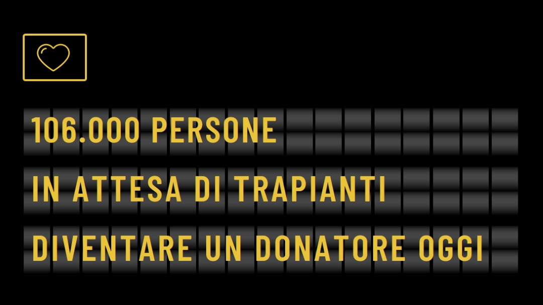Diventare un donatore di organi oggi black modern-bold