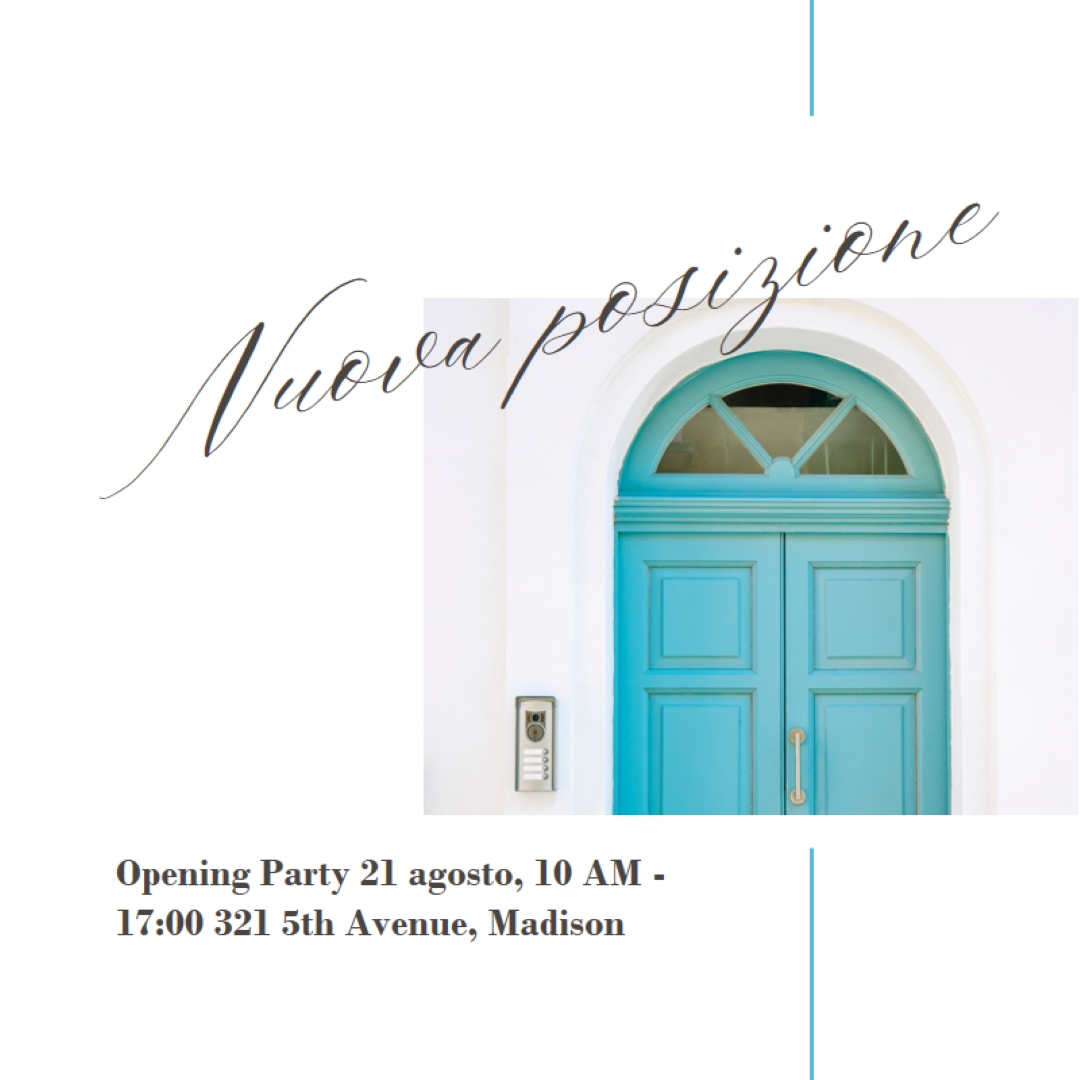 Partito in movimento white modern-simple