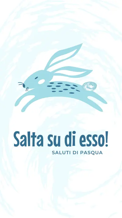 Salta su di esso blue whimsical-color-block