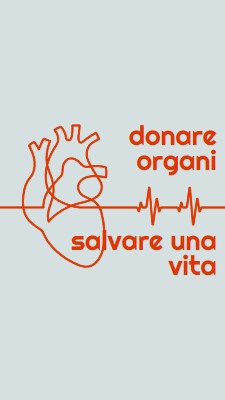 Diventare un donatore di organi blue whimsical-line