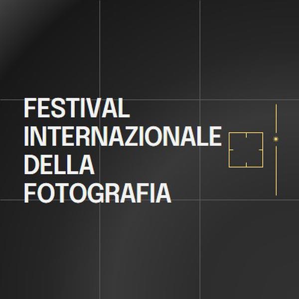 Festival internazionale della fotografia black modern,moody,camera,grid,geometric,pattern