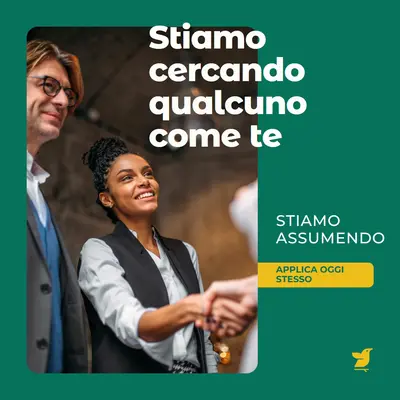 Stiamo cercando qualcuno come te green modern,simple,corporate,minimal,neutral,geometric
