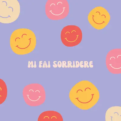 Volti felici purple bright,fun,smiley,simple,squiggle,vibrant