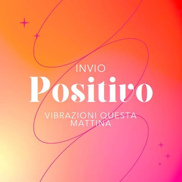 Augurandoti positività pink modern,line,gradient,simple,typographic