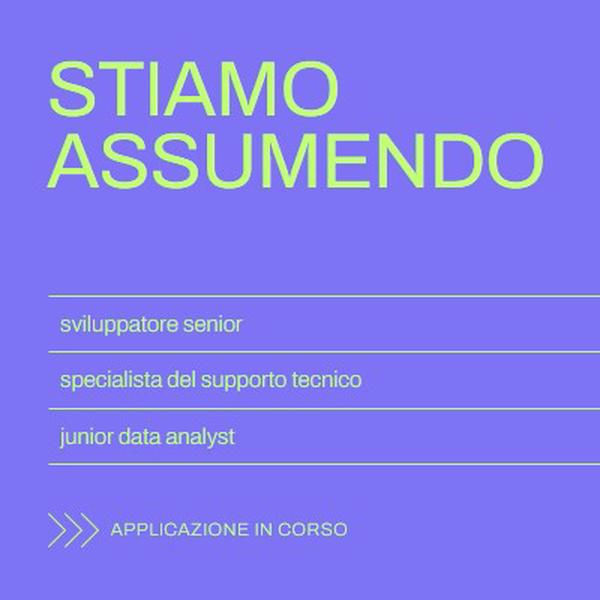 Ora che si prendono le applicazioni purple bold,bright,neon,minimal,modern,simple