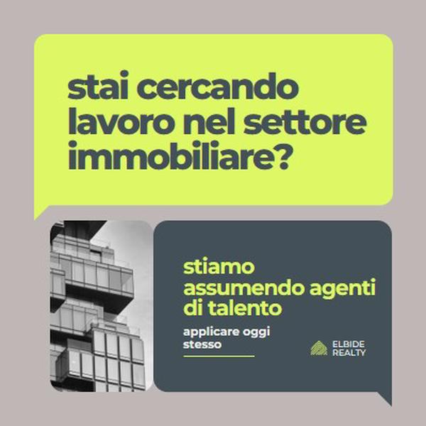 Offerta di lavoro - stiamo assumendo green modern,minimal,blocks,dark,neutral,simple