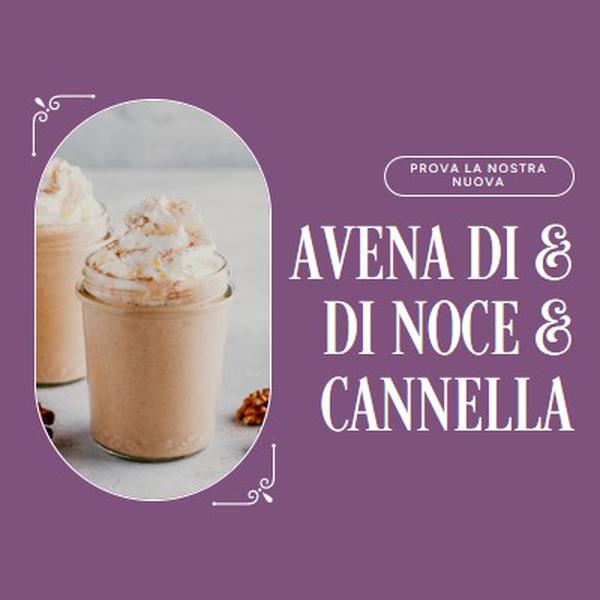 Prova la nostra nuova noce di noce di cannella purple elegant,whimsical,playful,classic,minimal,simple