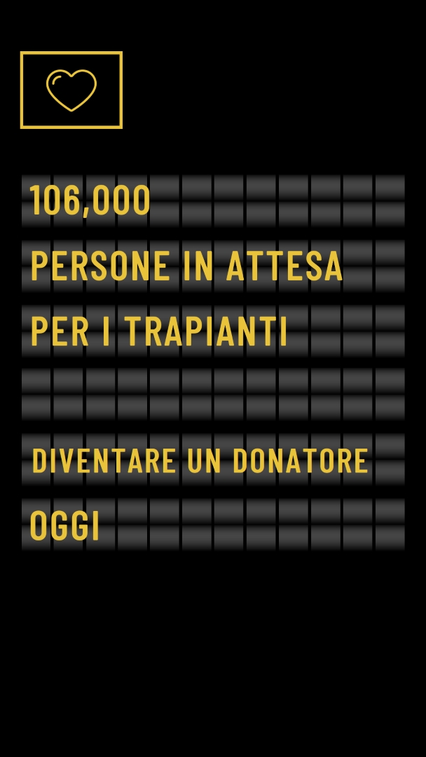 Diventare un donatore di organi oggi black modern-bold