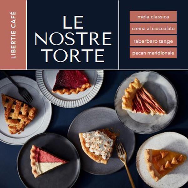 Godetevi le nostre torte blue simple,classic,organized