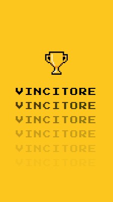 Vita dei trofei yellow vintage-retro