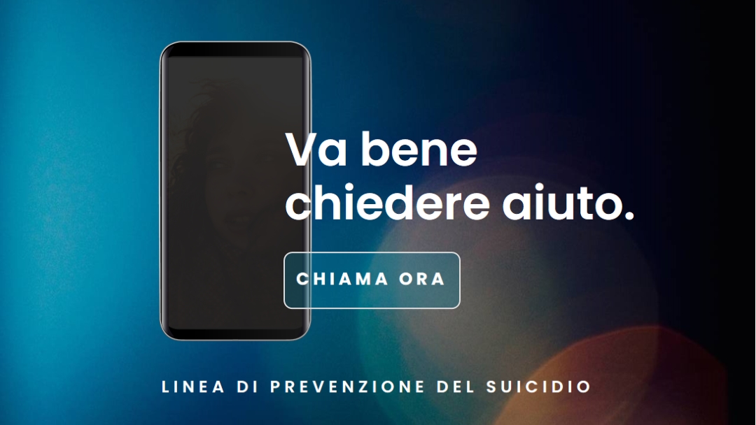 Richiedi assistenza blue modern-simple