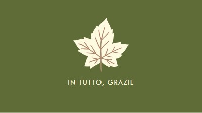 Atteggiamento di gratitudine green modern-simple