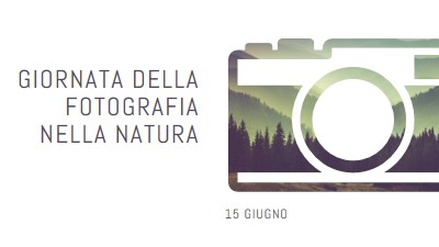 Giornata della fotografia nella natura white modern-simple