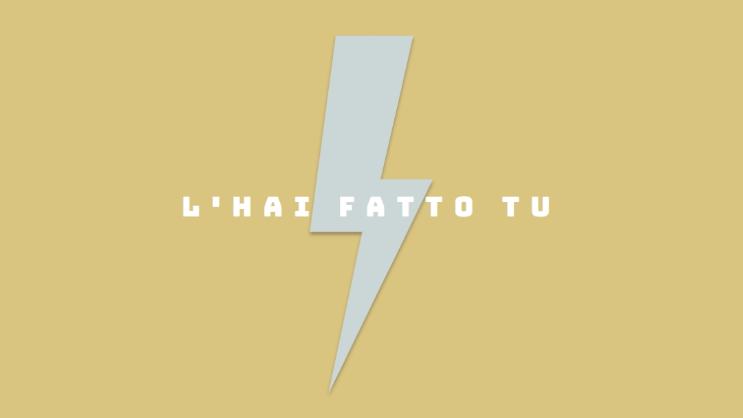 Thunder clap yellow modern-bold