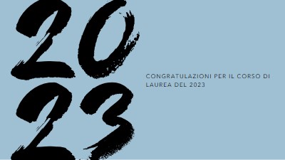 Congratulazioni laureati blue modern-bold