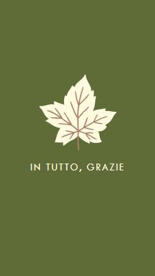 Atteggiamento di gratitudine green modern-simple