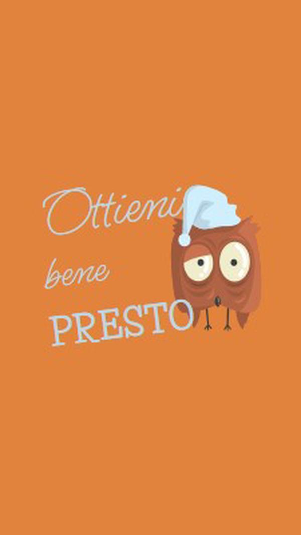 Senti meglio presto amico orange whimsical-color-block