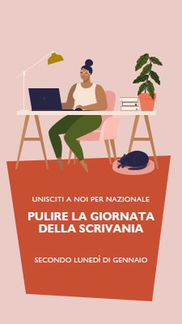 Messaggi secondari pulisci il club pink modern-color-block