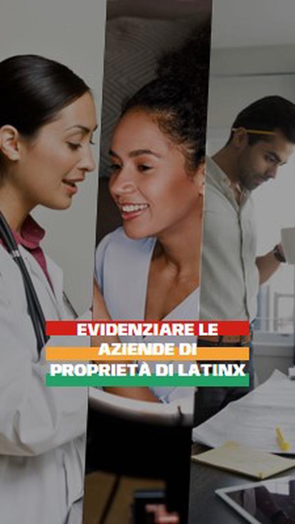 Celebra le aziende di proprietà di Latinx white modern-simple