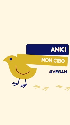 Amici, non cibo yellow whimsical-color-block