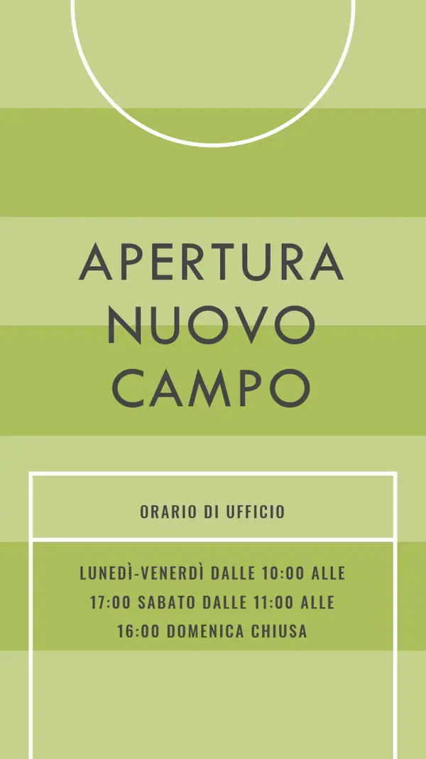 Obiettivi di campo green modern-geometric-&-linear
