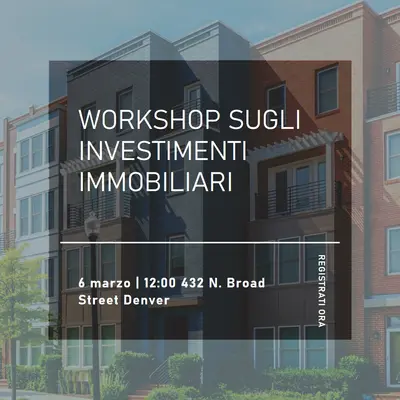 Investimenti urbani blue modern-simple