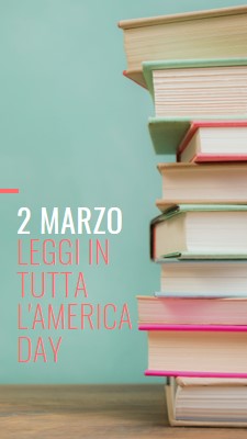 Uno per i libri green modern-simple