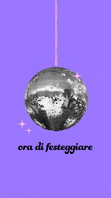 Festa in ogni occasione purple simple,collage,disco,fun,playful,photo