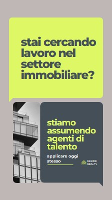 Offerta di lavoro - stiamo assumendo green modern,minimal,blocks,dark,neutral,simple