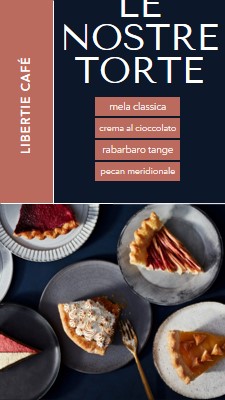 Godetevi le nostre torte blue simple,classic,organized