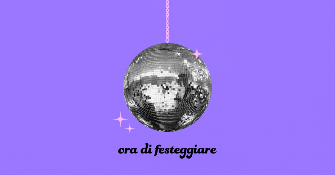 Festa in ogni occasione purple simple,collage,disco,fun,playful,photo