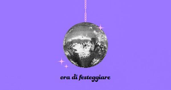 Festa in ogni occasione purple simple,collage,disco,fun,playful,photo