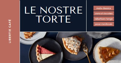 Godetevi le nostre torte blue simple,classic,organized