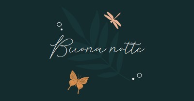 Una notte semplice buona blue whimsical,bohemian,graphic,simple,motif,handwriting,illustration,