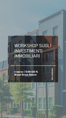 Investimenti urbani blue modern-simple