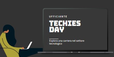 Celebrare coloro che in tecnologia black modern-color-block