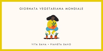 È la giornata vegetariana mondiale white modern-simple