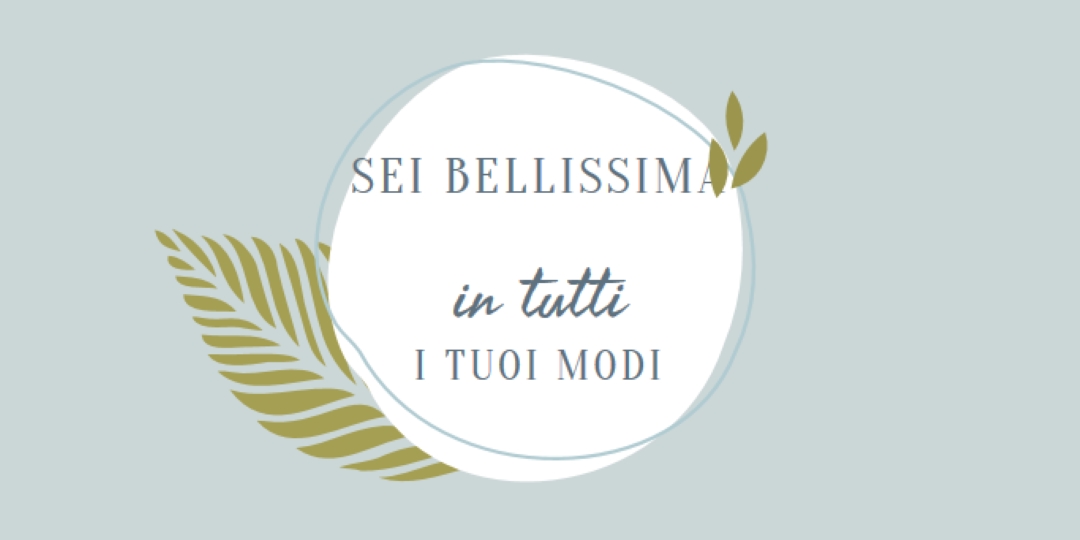 Bello in tutti i tuoi modi blue organic-simple