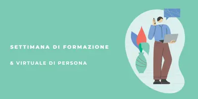 Settimana di formazione green modern-color-block