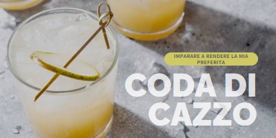 Crea i miei cocktail preferiti yellow modern-simple