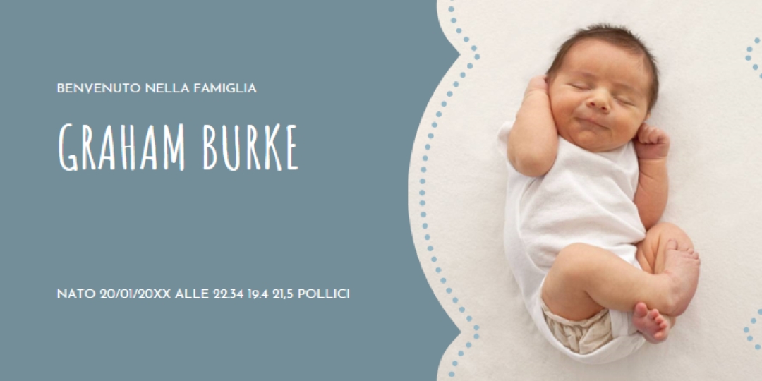 Bimbo blu blue modern-simple
